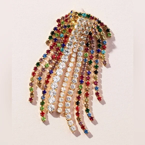 🌺🎉HP🎉🌺 NWT Anthropologie Beaded Crystal Chandeliers - Picture 14 of 16